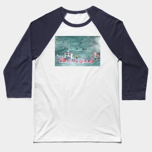 Fishing Boat from Wick Harbour Baseball T-Shirt